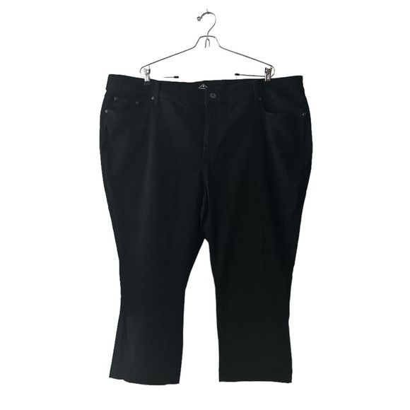 Liz Claiborne Woman Cropped Blue Jeans sz 24W - Picture 1 of 11